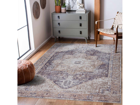 Beige Rosman Washable Area Rug - Clearance - Ornate Home