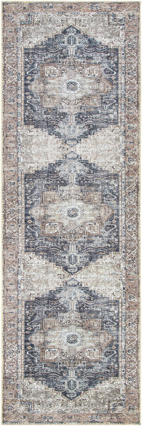 Beige Rosman Washable Area Rug - Clearance - Ornate Home