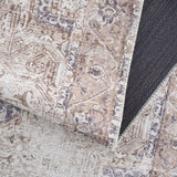 Beige Rosman Washable Area Rug - Clearance - Ornate Home