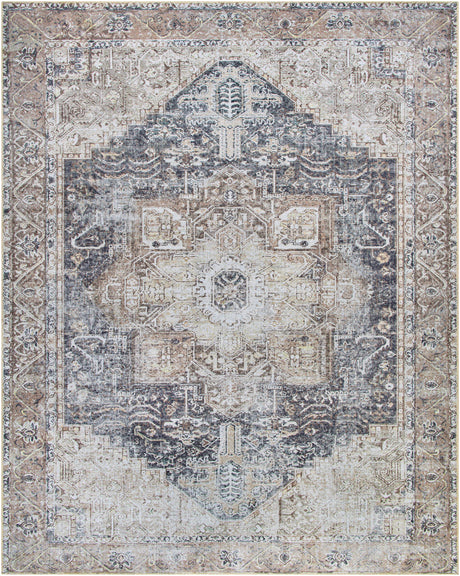 Beige Rosman Washable Area Rug - Clearance - Ornate Home