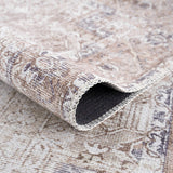 Beige Rosman Washable Area Rug - Clearance - Ornate Home