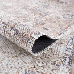 Beige Rosman Washable Area Rug - Clearance - Ornate Home
