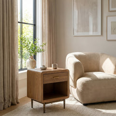 Bekker Golden Beige Accent Chair - Ornate Home