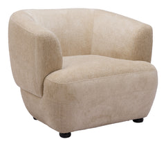 Bekker Golden Beige Accent Chair - Ornate Home