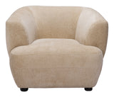 Bekker Golden Beige Accent Chair - Ornate Home