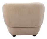 Bekker Golden Beige Accent Chair - Ornate Home