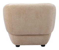 Bekker Golden Beige Accent Chair - Ornate Home