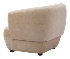 Bekker Golden Beige Accent Chair - Ornate Home
