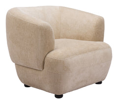 Bekker Golden Beige Accent Chair - Ornate Home