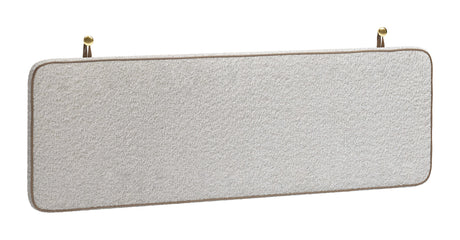 Bela Ivory Floating Queen Headboard - Ornate Home