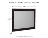 Belachime Black Bedroom Mirror (Online Special Price) - Ornate Home