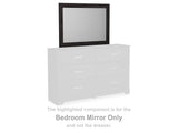 Belachime Black Bedroom Mirror - Ornate Home