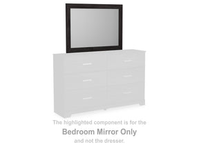 Belachime Black Bedroom Mirror - Ornate Home