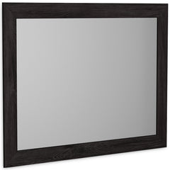 Belachime Black Bedroom Mirror - Ornate Home
