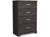 Belachime Black Chest of Drawers (Online Special Price) - Ornate Home