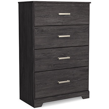 Belachime Black Chest of Drawers (Online Special Price) - Ornate Home