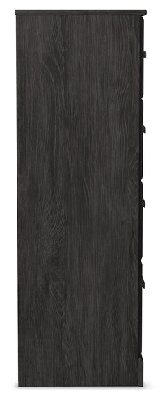 Belachime Black Chest of Drawers - Ornate Home