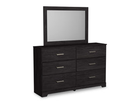 Belachime Black Dresser & Mirror (Online Special Price) - Ornate Home