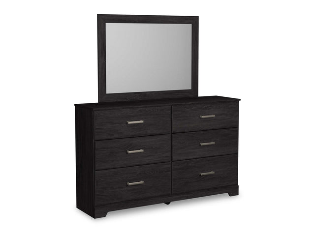 Belachime Black Dresser & Mirror - Ornate Home