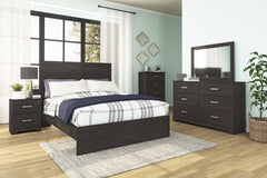 Belachime Black Dresser & Mirror - Ornate Home