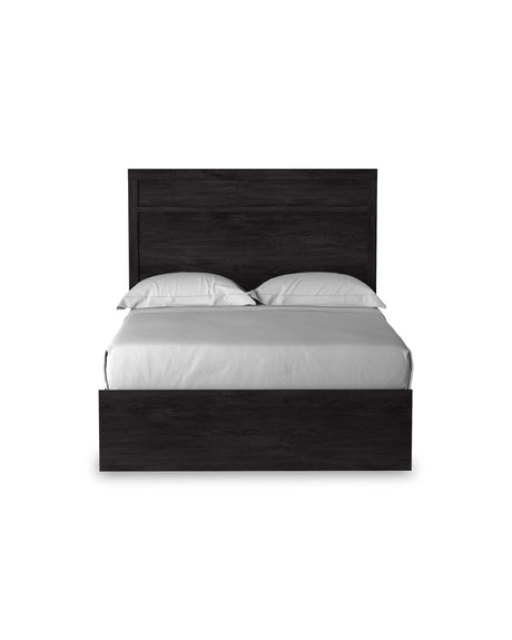 Belachime Black Full Panel Bed - Ornate Home