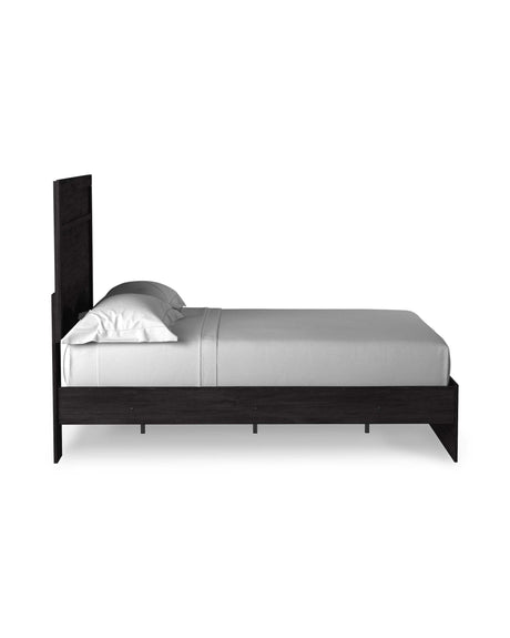 Belachime Black Full Panel Bed - Ornate Home
