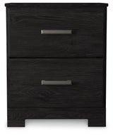 Belachime Black Nightstand (Online Special Price) - Ornate Home