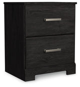 Belachime Black Nightstand (Online Special Price) - Ornate Home