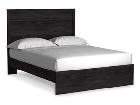 Belachime Black Queen Panel Bed (Online Special Price) - Ornate Home