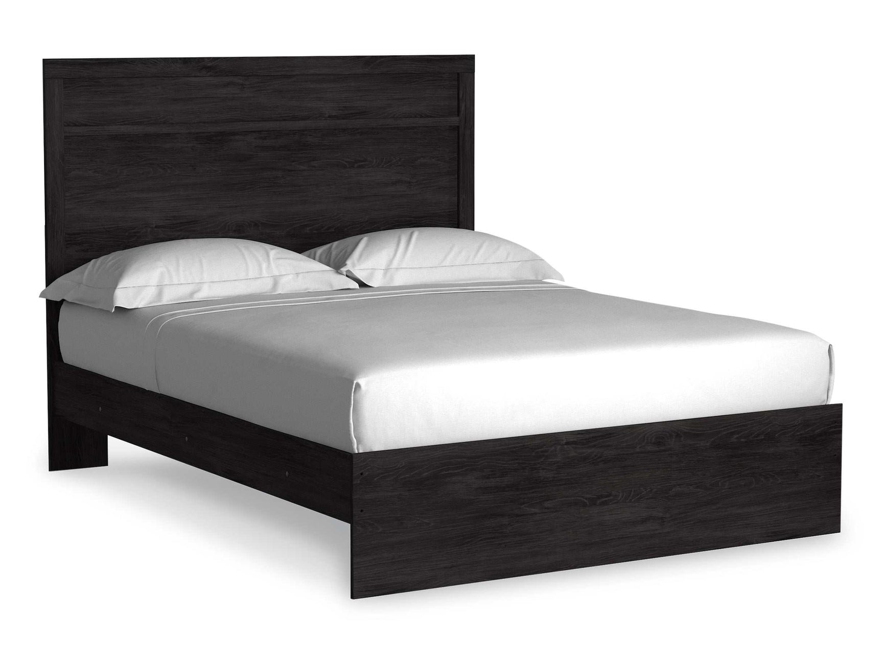 Belachime Black Queen Panel Bed - Ornate Home