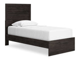 Belachime Black Twin Panel Bed (Online Special Price) - Ornate Home