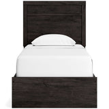 Belachime Black Twin Panel Bed (Online Special Price) - Ornate Home