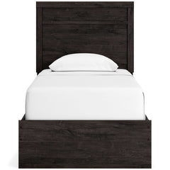 Belachime Black Twin Panel Youth Bed - Ornate Home