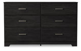 Belachime Charcoal Full Panel Bed, Dresser, Chest and 2 Nightstands (Online Special Price) - Ornate Home