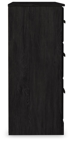 Belachime Charcoal Full Panel Bed, Dresser, Chest and 2 Nightstands - Ornate Home