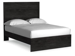 Belachime Charcoal Full Panel Bed, Dresser, Mirror and Nightstand - Ornate Home