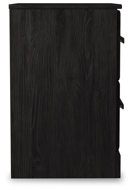 Belachime Charcoal Full Panel Bed, Dresser, Mirror and Nightstand - Ornate Home