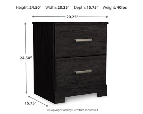 Belachime Charcoal Full Panel Bed, Dresser, Mirror and Nightstand - Ornate Home