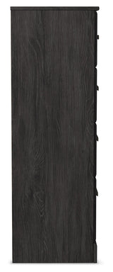 Belachime Charcoal King Panel Bed, Dresser, Chest and 2 Nightstands (Online Special Price) - Ornate Home
