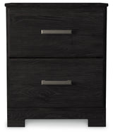 Belachime Charcoal King Panel Bed, Dresser Mirror and 2 Nightstands (Online Special Price) - Ornate Home