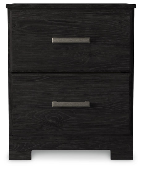Belachime Charcoal King Panel Bed, Dresser Mirror and 2 Nightstands - Ornate Home