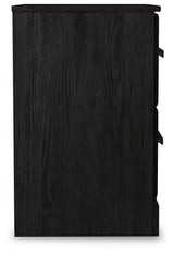 Belachime Charcoal King Panel Bed & Nightstand (Online Special Price) - Ornate Home