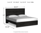 Belachime Charcoal King Panel Bedroom Set with Dresser and Mirror (Online Special Price) - Ornate Home
