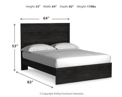 Belachime Charcoal Queen Panel Bedroom Set with Dresser and Mirror - Ornate Home