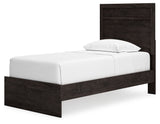 Belachime Charcoal Twin Panel Bedroom Set with Dresser and Mirror (Online Special Price) - Ornate Home