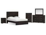Belachime Queen Panel Bed, Dresser, Mirror, Chest and Nightstand (Online Special Price) - Ornate Home