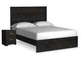 Belachime Queen Panel Bed and Nightstand (Online Special Price) - Ornate Home