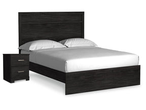 Belachime Queen Panel Bed and Nightstand (Online Special Price) - Ornate Home