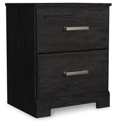 Belachime Queen Panel Bed and Nightstand - Ornate Home