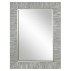 Belaya Gray Wood Mirror - Ornate Home